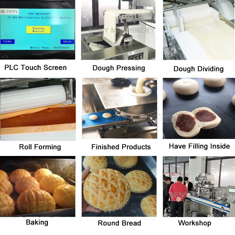 SY-860 Automatic Pineapple Cake Bread Making Machine